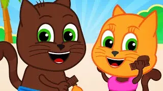 Çikolata Kediler | Çocuklar için Çizgi Film | Kedi Ailesi