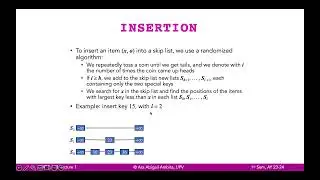 3 - Skip Lists Insertion