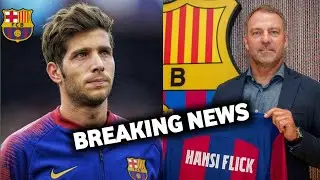 🚨🔵🔴: Sergio ROBERTO will be leaving FC Barcelona & Hansi FLICK Presentation | FC Barcelona 📰