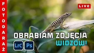 🔴 NADAJEMY Z NOWEJ PRACOWNI! - OBRABIAM ZDJĘCIA WIDZÓW 📷 [FG_122] #fotografia