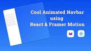 Cool Animated Navbar using React & Framer Motion | TypeScript | Tailwind Css