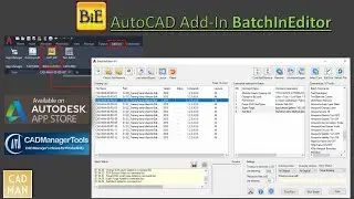 AutoCAD Plugin: BatchInEditor