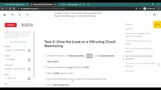 7.8 Google Cloud Fundamentals: Getting Started with Deployment Manager and Cloud Monitoring | Develo