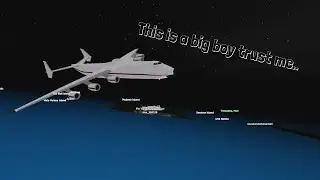 The biggest plane in airplane simulator is insane..