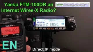 Yaesu FTM-100DR Wires-X Portable Digital Node + Firmware Update