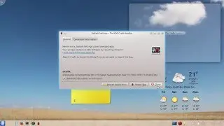 Kubuntu 14.10 | KDE Plasma 4 | Glass desktop | Linux computer