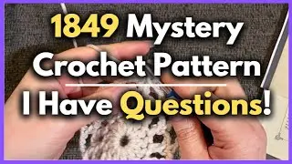 Something's Up With The Crochet Patterns From This 1849  Book | Just Vintage Crochet