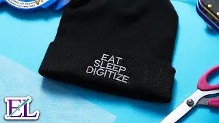How to Machine Embroider a Beanie! | Machine Embroidery for Beginners