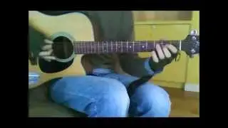 Radiohead - Paranoid Android guitar cover (lyrics+chords)