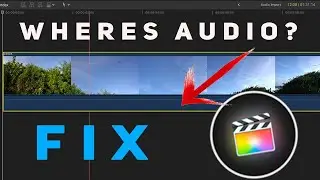 AUDIO & SOUND MISSING WHEN IMPORTING Final Cut Pro X Solution!