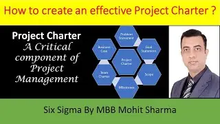 How to create an effective Project Charter in Lean / Six Sigma Project | Project Management