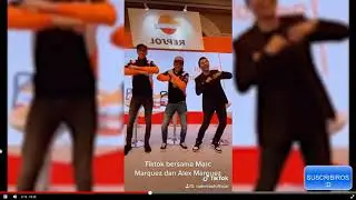 MARC MARQUEZ Y ALEX MARQUEZ BAILANDO !