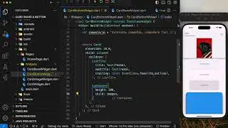 3.22. Flutter | Widget -  Card Image & Button    