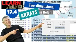 Learn Delphi Programming | Unit 17.4 | Exploring Two-Dimensional Arrays in Delphi
