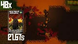 Hotline Miami 2 Burnmill 48x Full Combo in 21.57s (Segmented Speedrun, Level Editor)
