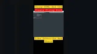 Create Animated Flying Bird's / HTML And CSS /