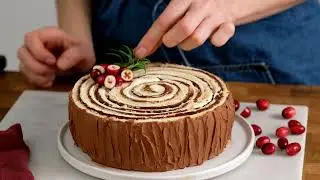 MAGIC Cake for the Holiday. Roll cake 