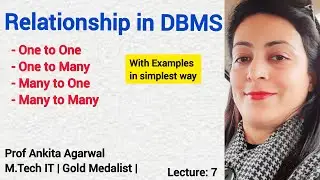 Relationship in DBMS | Its Types | Cardinality in DBMS |