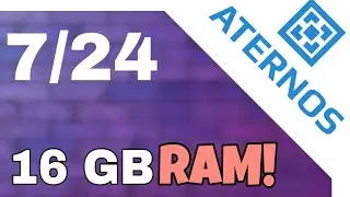 Aternos 7/24 AÇIK TUTMA - SIRA BEKLEMEME | 16 GB RAM! |