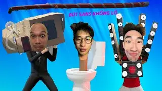 ANHTV | Chế Tạo CAMERAMAN | SKIBIDI TOILET | TITAN SPEAKER KHỔNG LỒ VÀ BÚT SANS