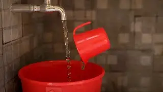 Ever seen a restroom operate on its own? Photorealistic 3D rendering | Blender Mantaflow