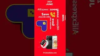 AliExpress Promo Code Summer Sale June 2024 #shorts #aliexpress #sale #deals #promocodes
