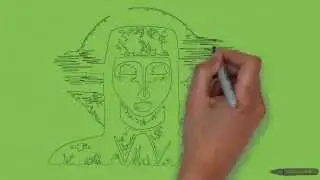 Хакасия. Художник Р. Субраков. Программа Sparkol VideoScribe