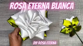 Tutorial de Rosa Eterna Blanca, explicado paso a paso #floreseternas #manualidades