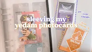 sleeving my bang yedam photocard collection | quick story times ✨