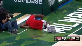 Grayson Allen giving another team a heart attack after injured by Thomas Bryant😬