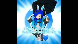 🐰 Bunnyx V2/Hoppalady Transformation [MIRACULOUS Fanmade] - Mine-imator Minecraft Animation #shorts