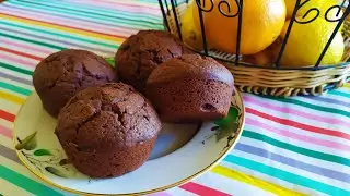 Chocolate orange muffins recipe 🧁🍫🍊