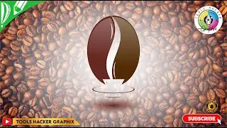 Coffee Bean Logo in Corel | Tools Hacker Graphix