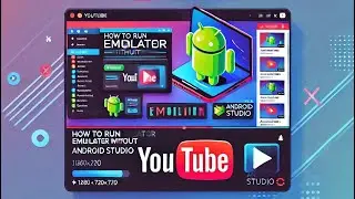 How to run emulator without running android studio