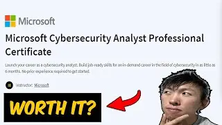 Cybersecurity Course (Microsoft Cybersecurity Analyst Professional)