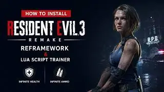 🔥 How To Install REFramework & Lua Script Trainer in Resident Evil 3 Remake | 