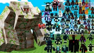 ULTIMA MUTANT TITAN IRON GOLEM vs 300+ WARDENS!