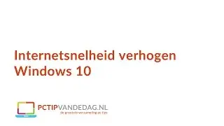 Sneller internet: gereserveerde bandbreedte uitschakelen
