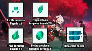 Materiales de ascensión para Kazuha Kaedehara