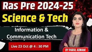 RAS PRE CLASSES 2024 I RAS PRE SCIENCE AND TECHNOLOGY I RAS PRE TEST TEST SERIES #rpsc