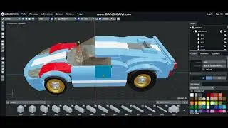Створення  3D моделі за допомогою кубиків LEGO на Mecabricks
