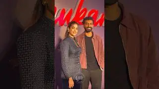 Janhvi Kapoor, Roshan Mathew At Press Meet Of Film Ulajh #janhvikapoor #roshanmathew #shaukan #ulajh