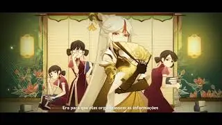 Genshin Impact - Ningguang Story - paper blizzard - japanese . portuguese subtitles