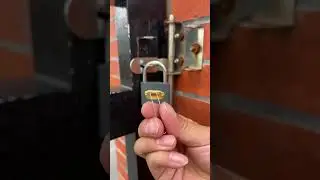 GENIUS Trick to Open a Lock in Seconds!!!