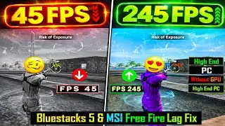 Bluestacks 5 Lag Fix 2026 |🔥 Best Settings For Low End PC Free Fire | Pc Full Optimization 2026