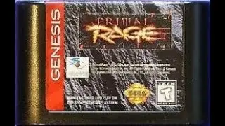 Sega Mega Drive 2 (Smd) 16-bit Primal Rage Long Play