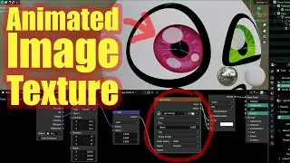 How to Use an Image Texture as a 2D Eye Iris & Control it with an Empty Object - Blender 4.1