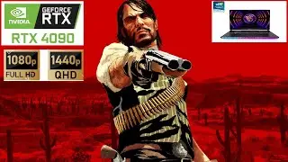 Red Dead Redemption Ryujinx emulator  On RTX 4090( laptop) 1080 & 1440 & 4k