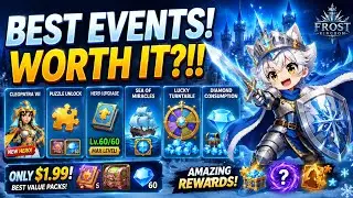 NEW EVENTS GUIDE!! BEST TOP-UP PACKS & EVENT TIPS | FROST KINGDOM