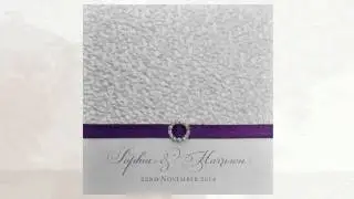 Purple Wedding Invitations